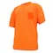 Ge Hi-Vis Short Sleeve T-Shirt, Birdseye Knit Polyester, Orange, S GS106OS - alternate 1